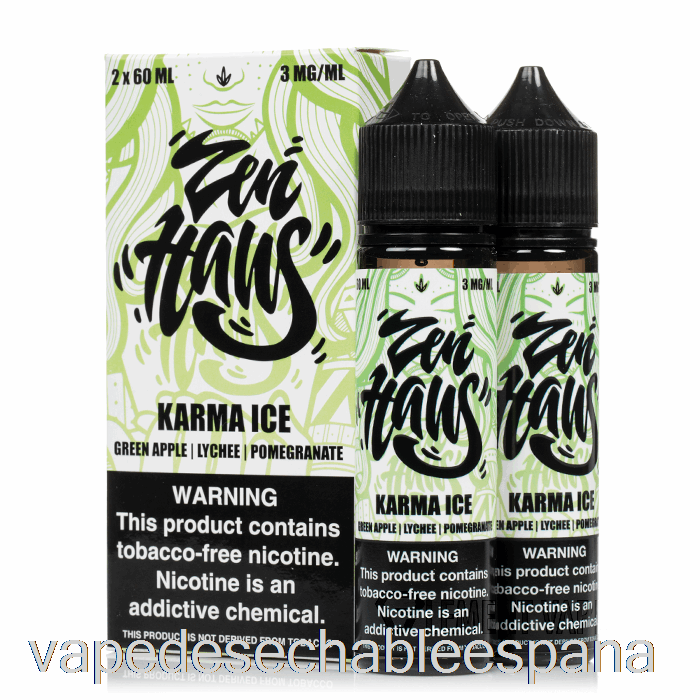 Vape Desechable España Karma Ice - Zen Haus - 120ml 0mg